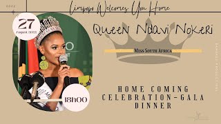 Gala DinnerWelcoming Celebration of Miss South Africa 2022 Ms Ndavi Nokeri [upl. by Naihtniroc]