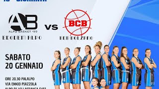 Ecodem Alpo Basket  Alperia Basket Club Bolzano [upl. by Worthington]