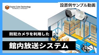 防犯カメラを利用した館内放送システム [upl. by Jedediah]