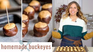 How to Make BUCKEYE CANDIES  Recipe Video [upl. by Juta]