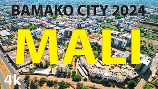 Bamako City 2024  Mali 4K By Drone [upl. by Enalda]