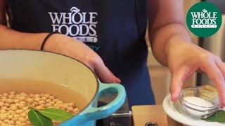 Easy Cooking How to Cook Chickpeas  Quick amp Simple  Whole Foods Market [upl. by Fleming543]