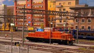 Ferromodelismo Maqueta de trenes de alta velocidad italianos en escala HO [upl. by Esilrac713]