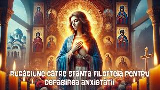 🙏 Rugăciune către Sfânta Filofteia – Depășește Anxietatea cu Har Divin ✨💖 [upl. by Yrdua576]