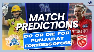 CSK vs PBKS Match Prediction  TATA IPL 2024 Chennai Super Kings vs Punjab Kings  5thumpire [upl. by Gaivn]