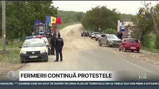 Fermierii continuă protestele [upl. by Ardnuek]