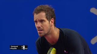 Finale  Lucas Pouille vs Richard Gasquet  11022018 [upl. by Nodnnarb]