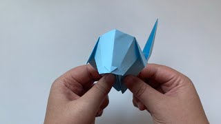 Como Fazer um Cachorrinho de Origami que Abana o Rabo [upl. by Neda732]