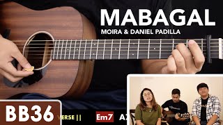 Mabagal  Daniel Padilla amp Moira dela Torre Guitar Tutorial [upl. by Eiggep]