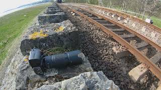 Grange over Sands Train DerailmentCrash 240324 [upl. by Areis315]