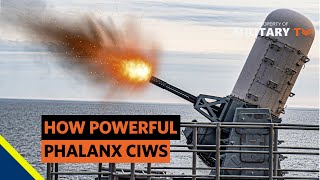 How does the phalanx CIWS work  How powerful phalanx CIWS [upl. by Penelope186]