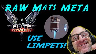 RAW MATERIALS META  Gather 50x Faster ELITE DANGEROUS TIPS [upl. by Yramliw424]