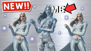 Pretending to be Emma Frost Boss in Fortnite Chapter 5 Season 4 Part 2 [upl. by Forta]