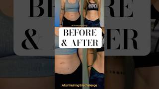 Chloe ting before amp after results 👀 absin2weeks chloetingworkout beforeandafterweightloss [upl. by Olivier]