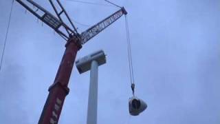 GOTTWALD AMK1000103 Installation of wind power as part of the work of film [upl. by Bywoods]