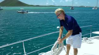 How To Remove a Mooring Ball in the British Virgin Islands [upl. by Wanyen]