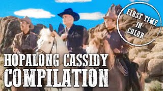 Hopalong Cassidy Compilation  COLORIZED  Edgar Buchanan  Full Western Series [upl. by Badr376]