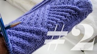 Stricken mit eliZZZa  Socken quotAbsurdistanquot  Teil 2  Muster Runden 110 [upl. by Nick]