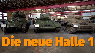 Hunderte Tonnen Stahl sind umgeparkt Die neue Panzeraufstellung in Halle 1 des Panzermuseum [upl. by Selinski818]