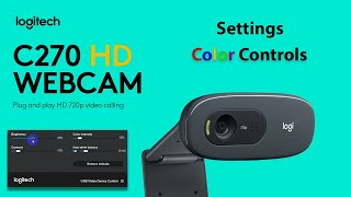 How To Adjust Logitech Webcam Settings Tutorial [upl. by Olcott]