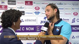 Pescara  Pianese 21 Plizzari quotContano i tre punti A Rimini mi sono spaventatoquot [upl. by Odranoel]