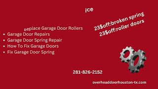 Overhead Door In Houston TX  2818262152  httpsoverheaddoorhoustontxcom [upl. by Jet]