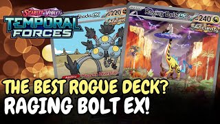 Raging Bolt Is The GREATEST Rogue Deck Right Now  Pokemon TCG Temporal Forces [upl. by Aihsoj]