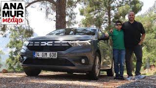 Yeni logolu Dacia Sandero 10 TCe 90 HP XTronic 2023 Baba Oğul Test [upl. by Acisey946]