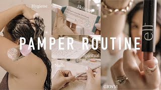 RELAXING SELFCARE DAY  Pamper Routine Sunday Reset Feminine Hygiene quotaesthetic vlogquot [upl. by Ramirolg]