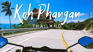 Koh Phangan Island Drive from Haad Rin Beach to Baan Khai Thailand [upl. by Shirlie]