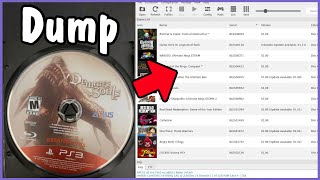 How to Dump a Physical PS3 Game Onto Your Computer to use in RPCS3 Emulator using Disc Dumper [upl. by Marlee]