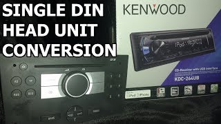 Fitting a New Stereo Head Unit  Vauxhall Combo  Corsa C Stereo Upgrade  COMBO MODS [upl. by Yeslek]