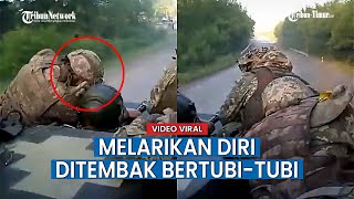 Detikdetik Tentara Ukraina Lari Ketakutan Diberondong Senjata Rusia [upl. by Mudenihc37]