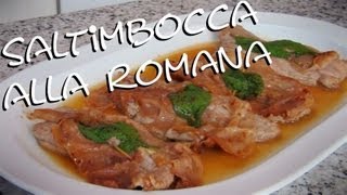 Recette Italienne 1 Saltimbocca alla Romana  Sauge et Romarin [upl. by Yenatirb]