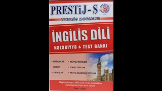 PrestijS İngilis dili testinin suallarının CAVABLARI [upl. by Horton]