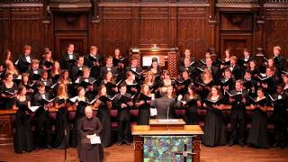 Randall Thompson Alleluia  OU University Chorale [upl. by Atnwahsal]