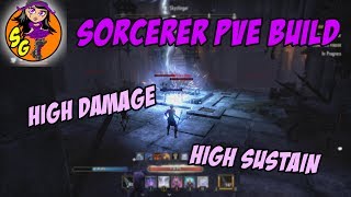 ESO Morrowind  Magicka Sorcerer PvE Build High damage high sustain [upl. by Teodorico]