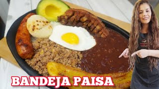 Cómo hacer BANDEJA PAISA 🇨🇴TRADICIONAL fácil y muy DELICIOSA 😋 [upl. by Housum277]