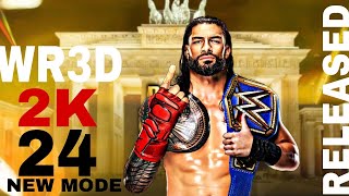 120 Wr3d 2k24 Mod Released  Wr3d 2k24 download mediafire link  wr3d wwe hardwork [upl. by Holtorf519]