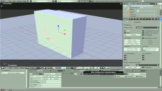 Invisible Objects in Blender Game Engine  Blender 3D  Linux [upl. by Egoreg665]