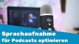 Sprachaufnahme für Podcasts amp Ducking für Hintergrundmusik [upl. by Terhune]