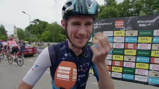 Derek Gee  Interview at the start  Stage 6  Critérium du Dauphiné 2024 [upl. by Yennek]