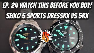 WATCH THIS BEFORE YOU BUY Seiko 5 Sports 5KX vs DressKX [upl. by Muriah]