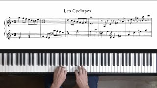 Rameau “Les Cyclopes” Paul Barton FEURICH 218 piano [upl. by Asiral718]