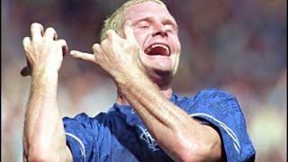 PAUL GASCOIGNE GAZZA THE BEST ENGLISH PLAYER football rangers spurs [upl. by Alix]