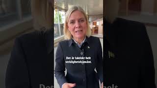 Socialdemokraterna presenterar sin skugsbudget för 2024 [upl. by Aciemaj]