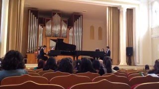 Yeddi gözəl baletindən vals Qara Qarayev piano duet [upl. by Diana]