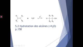 52 Hydratation des alcènes [upl. by Yxor248]