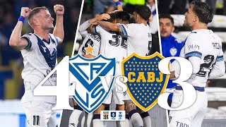 VÉLEZ 4 vs BOCA 3  EL FORTÍN ES FINALISTA DE LA COPA ARGENTINA [upl. by Marie-Ann588]