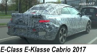 Mercedes Erlkönig EKlasse Cabriolet EClass Cabrio A238 20172018 SPY VIDEO [upl. by Jasisa]